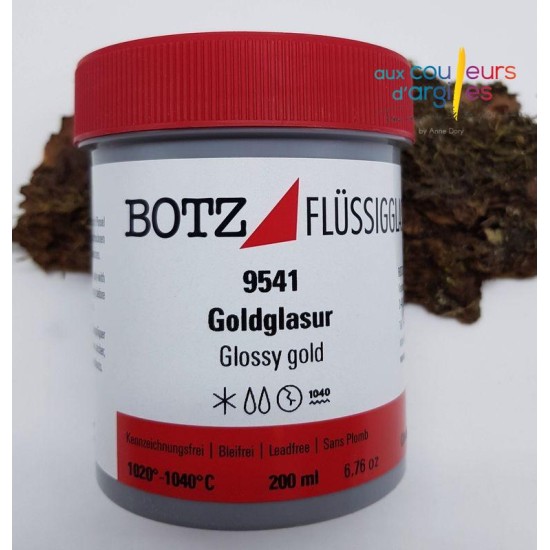 9541 Or Brillant 1020-1100° 200ml Botz