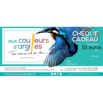 Cheque cadeau valeur 50 euros