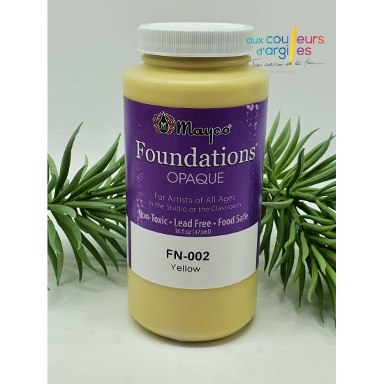 FN002 Yellow 473ml Mayco Foundations