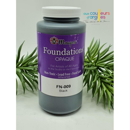 FN009 Black 473ml Mayco Foundations