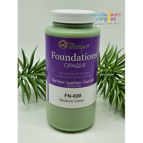 FN020 Medium green 473ml Mayco Foundations