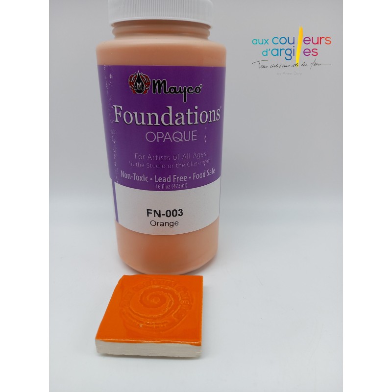 FN003 Orange vif 473ml Mayco Foundations