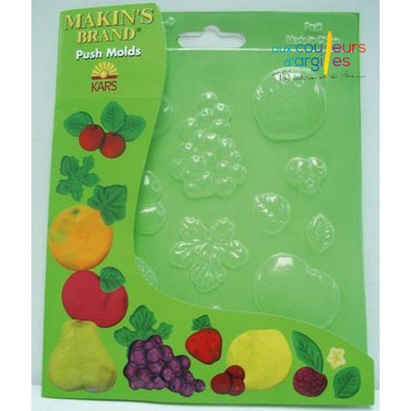 Petit moule en plastique : fruits