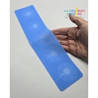 PLAQUE EN SILICONE AVEC TEXTURE VEGETALE ORIGINALE (pissenlits).