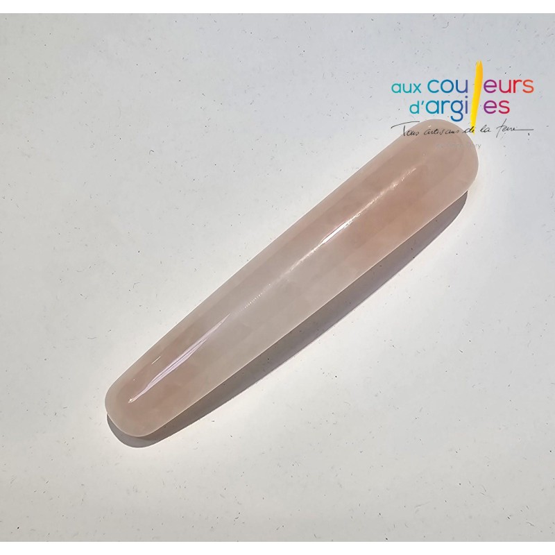 Bâton de Quartz rose à polir