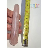 Bâton de Quartz rose à polir