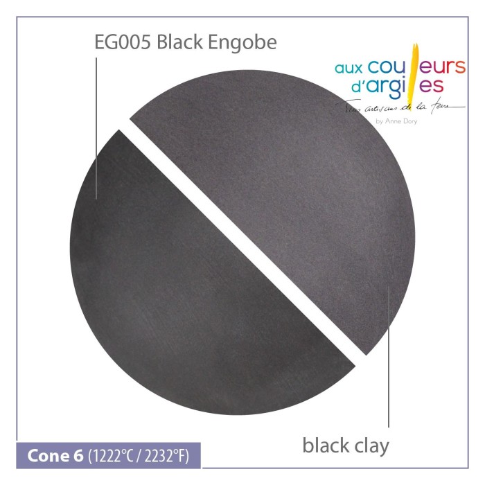 EG-005 Black Engobe 473 ml 1180-1285°